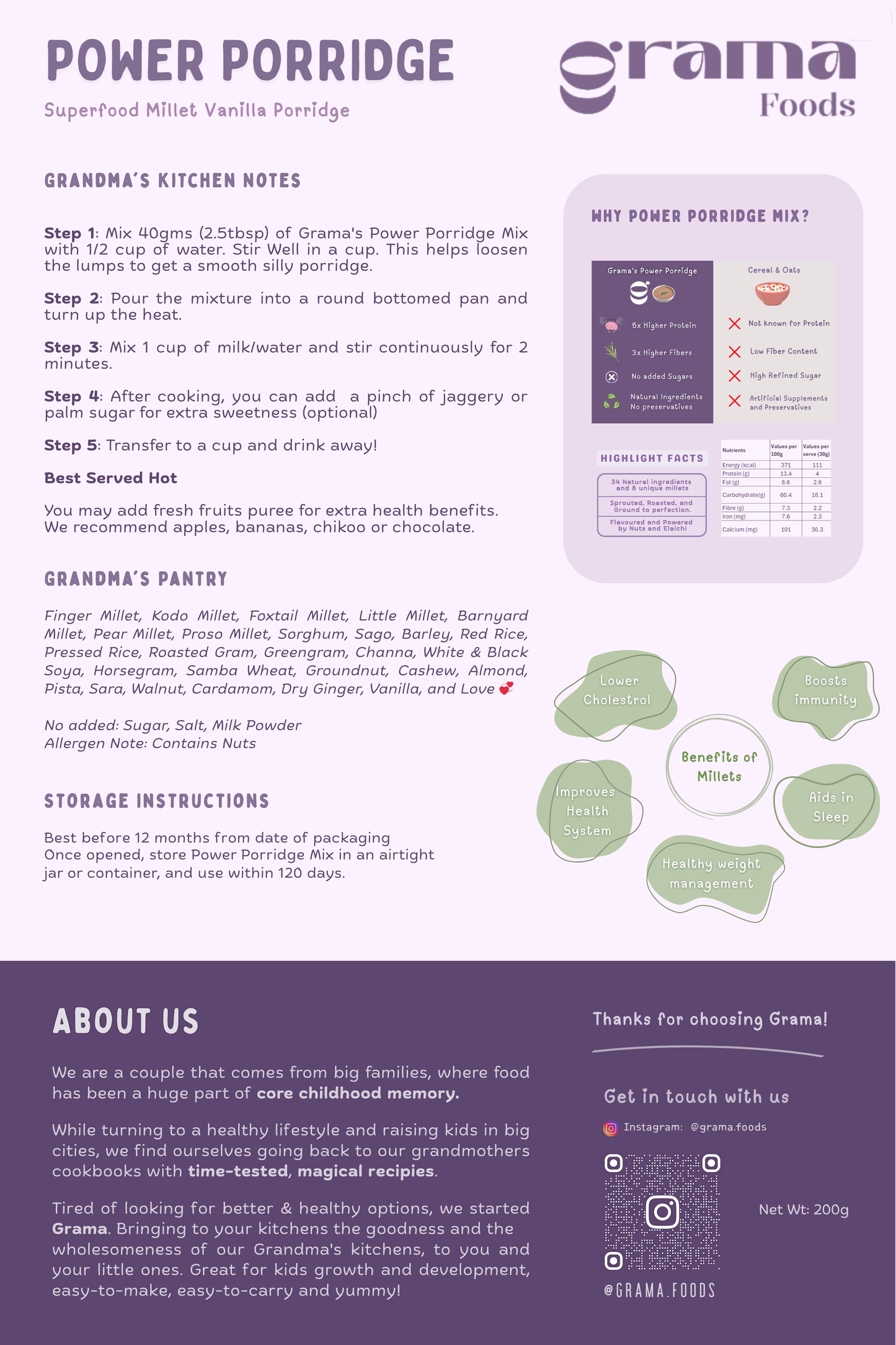 Vanilla Power Porridge