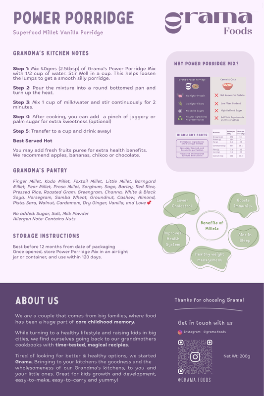 Vanilla Power Porridge