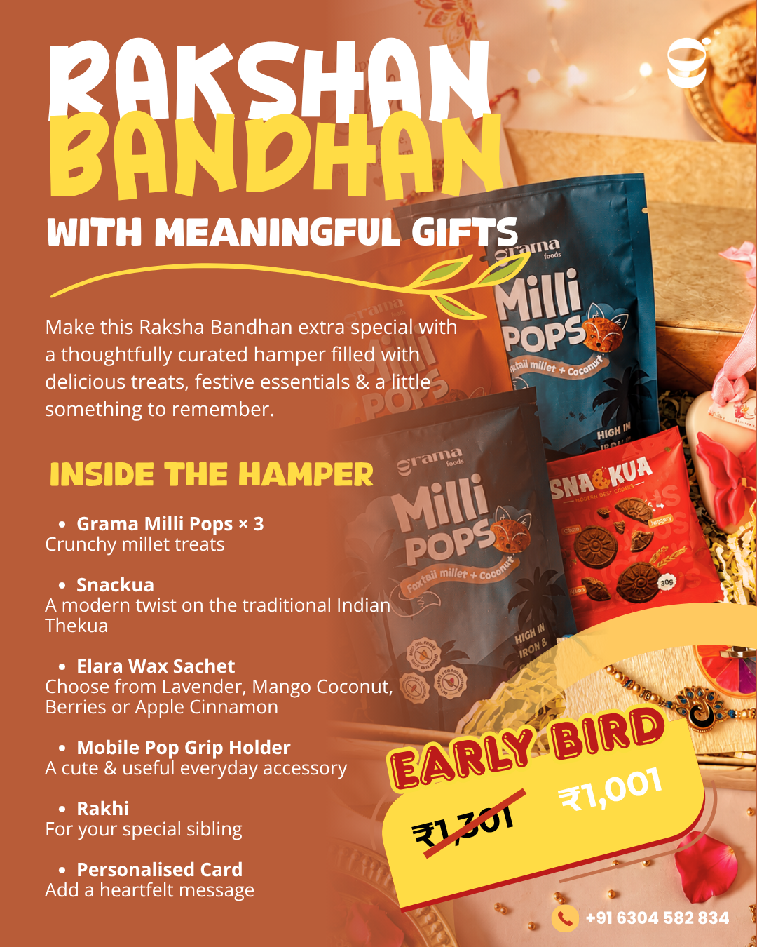 Rakshabandhan Gift Hamper by Grama Foods